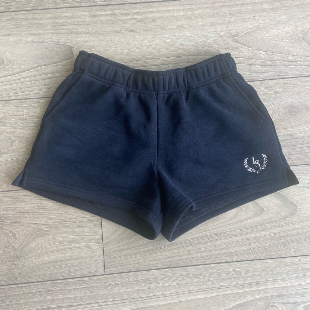 Dynamite Navy Blue Fleece Shorts